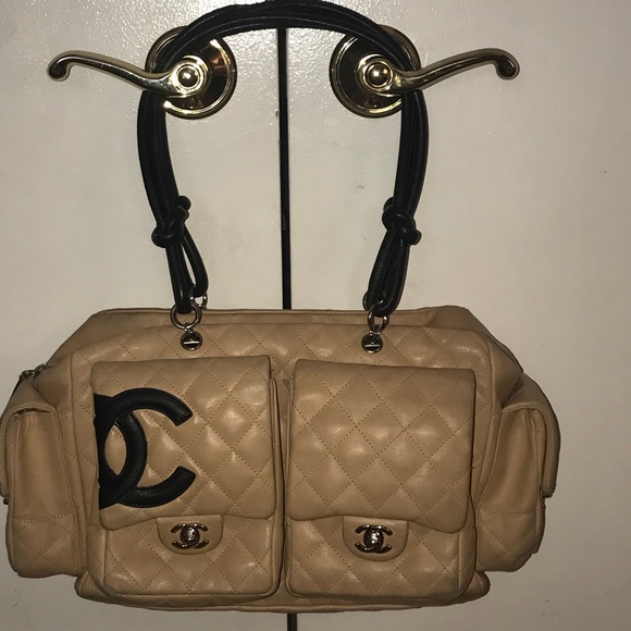 CHANEL Handbags - Auth CHANEL Large Ligne Cambon Reporter Bag